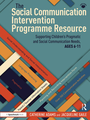 cover image of The Social Communication Intervention Programme Resource